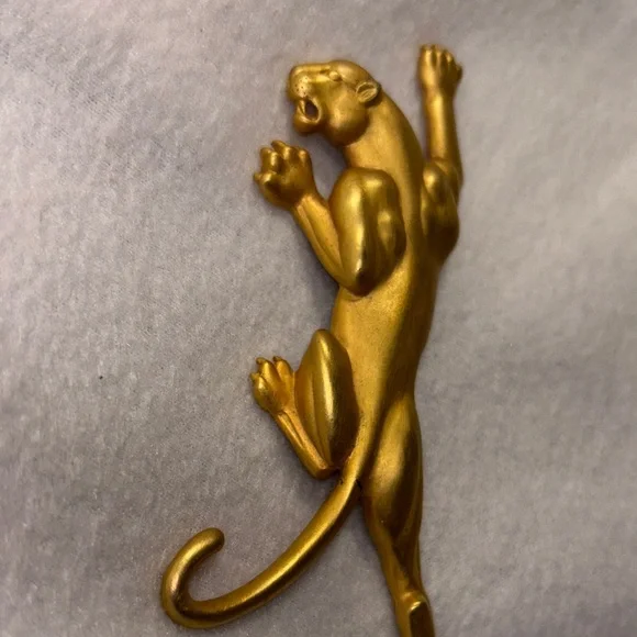 Vintage Gold Panther Brooch - Picture 4 of 5